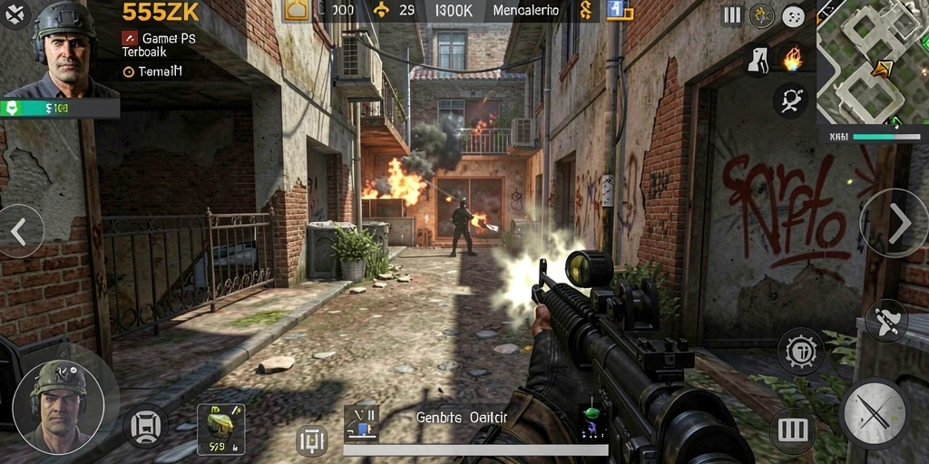 Tampilan gameplay intens di <strong>555ZK</strong> dengan aksi pertempuran yang mendebarkan.