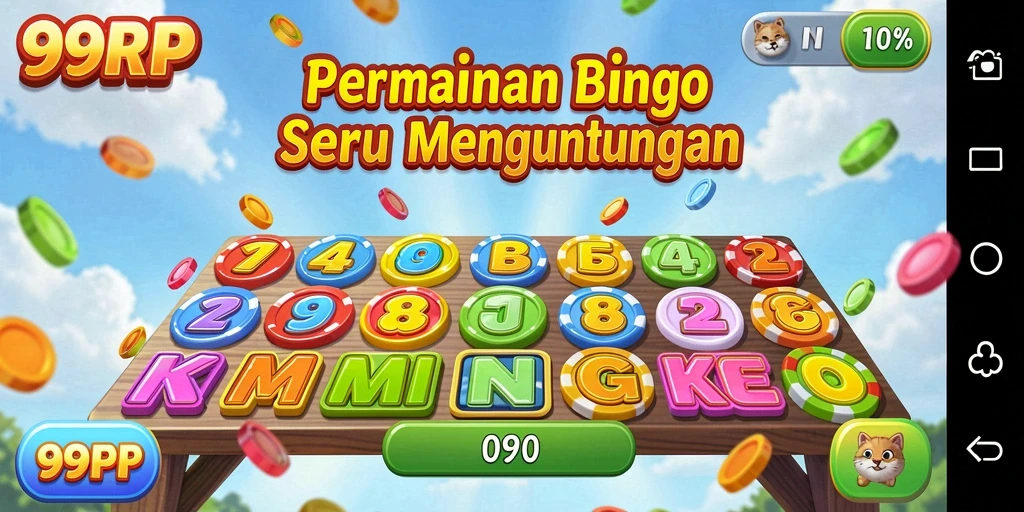 Screenshot gameplay Bingo 99RP yang penuh keseruan.