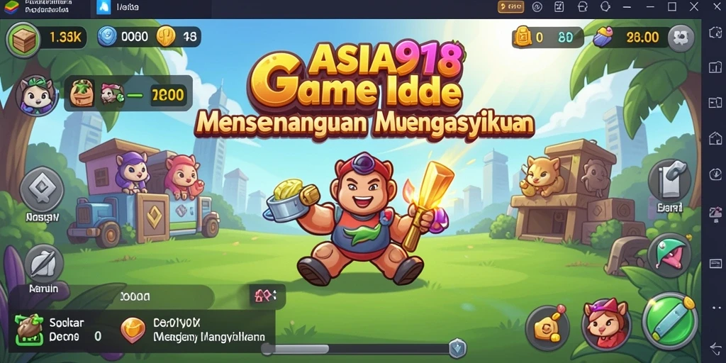 Screenshot utama ASIA918 menampilkan gameplay yang menarik dan interaktif.
