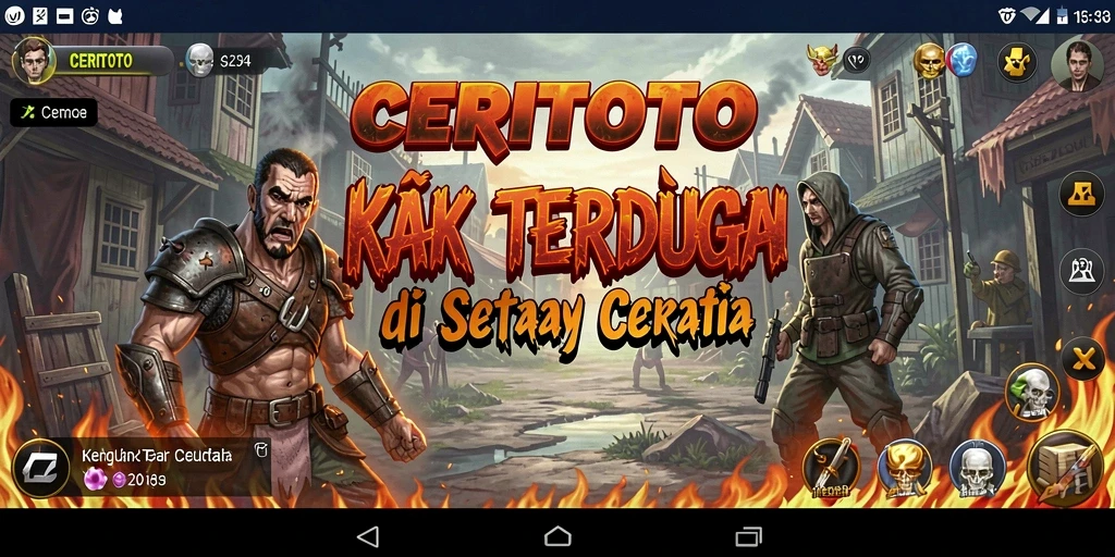 Gameplay menegangkan dalam ketakutan di CERITOTO.