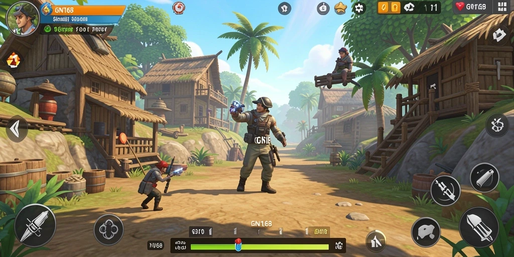 Tampilan gameplay GN168 yang menarik dan interaktif.