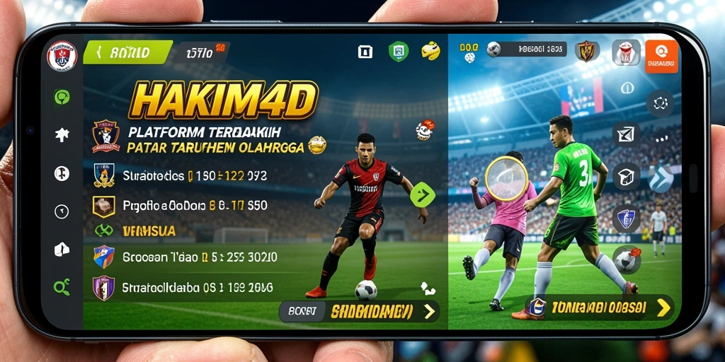 Tangkapan layar HAKIM4D menampilkan antarmuka taruhan olahraga yang menarik dan informatif.