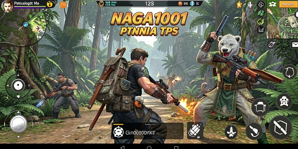 Tampilan gameplay seru NAGA1001 dalam aksi TPS.