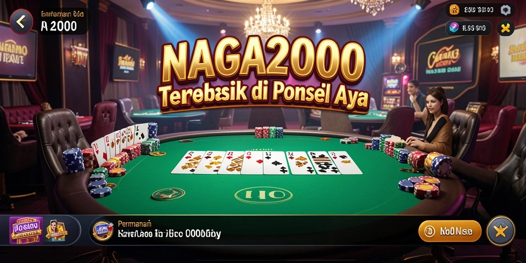 Tampilan gameplay NAGA2000 yang interaktif dan mendebarkan.
