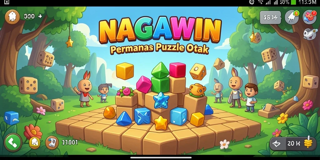 Tampilan utama gameplay NAGAWIN yang menantang dan menarik