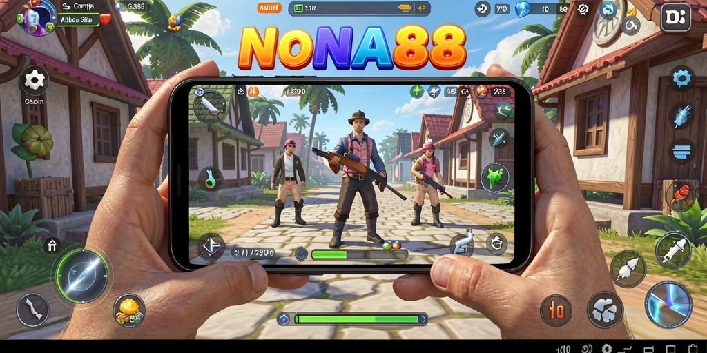 Tampilan gameplay NONA88 yang menarik dan interaktif di dalam dunia simulasi.