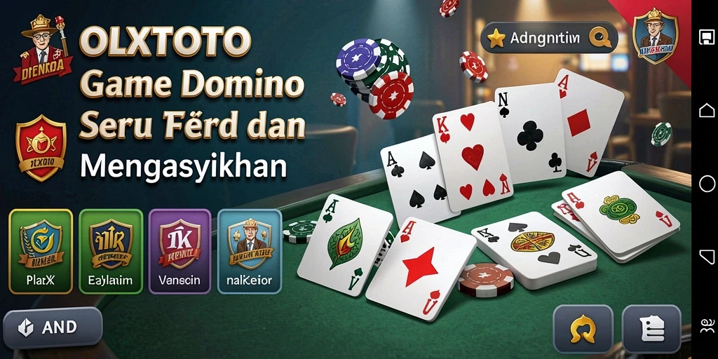 Tampilan menarik screenshot gameplay domino OLXTOTO.