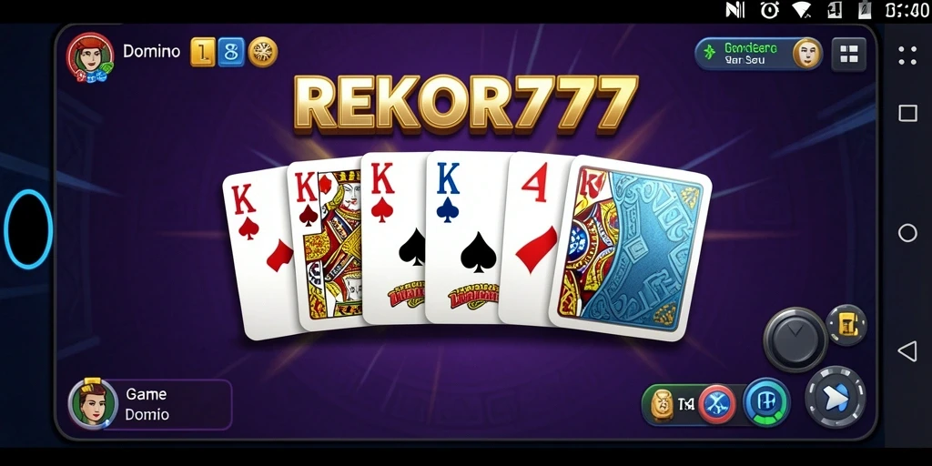 Tampilan menarik dari gameplay Domino di REKOR777.