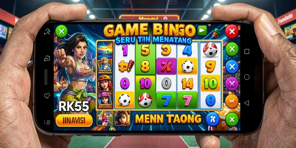 Menampilkan gameplay Bingo yang seru dengan interaksi pengguna yang dinamis.