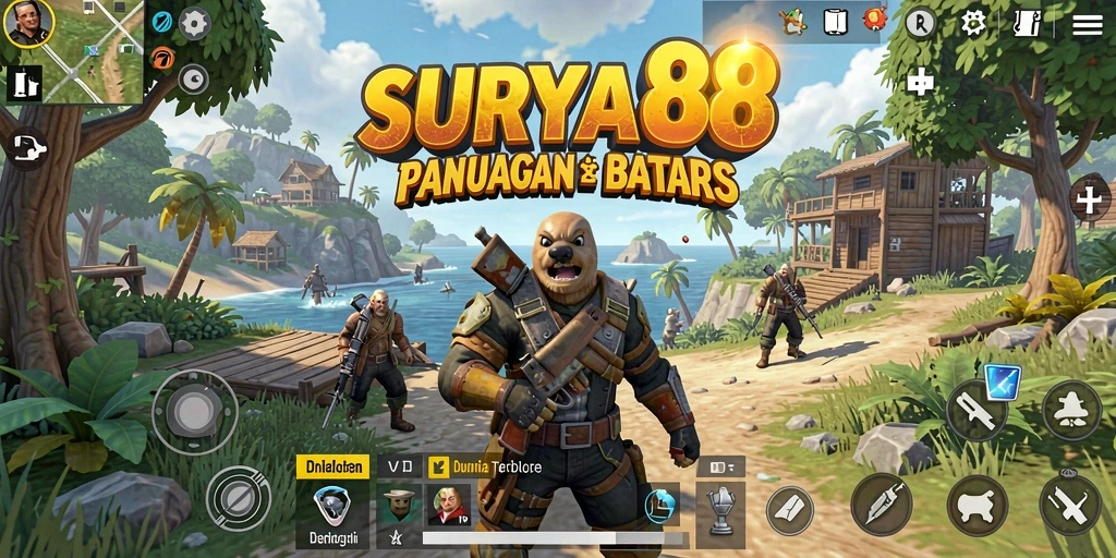 Gameplay SURYA88 menampilkan petualangan seru di dunia terbuka.