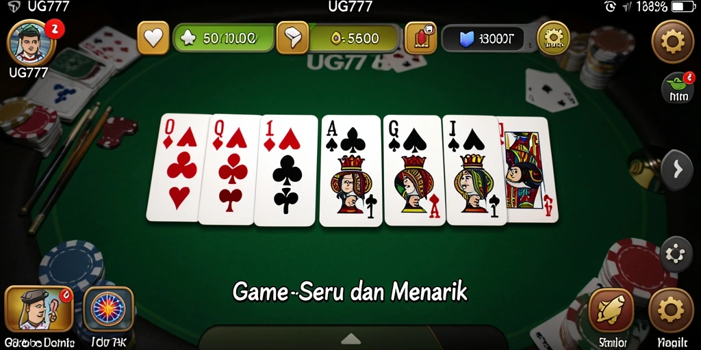Gameplay seru dari UG777 dengan fitur domino yang menarik.