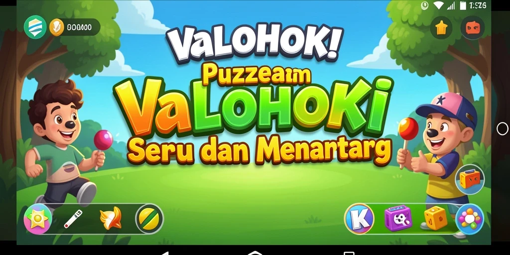 Tampilan gameplay VALOHOKI yang menarik dan penuh tantangan puzzle.