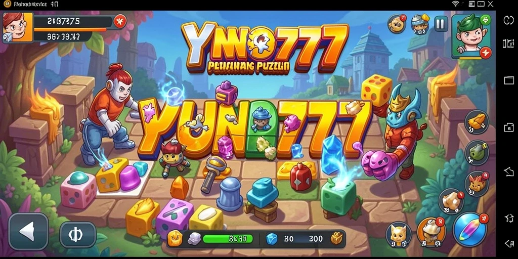 Tangkapan layar YONO777 menunjukkan gameplay puzzle yang menarik dan menantang.